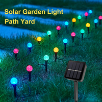 Solar Bubble Ball Pathway Lights Outdoor Waterproof Lawn Light Solar Garden Pilot Light String for Lawn Yard Road Decor Lighting