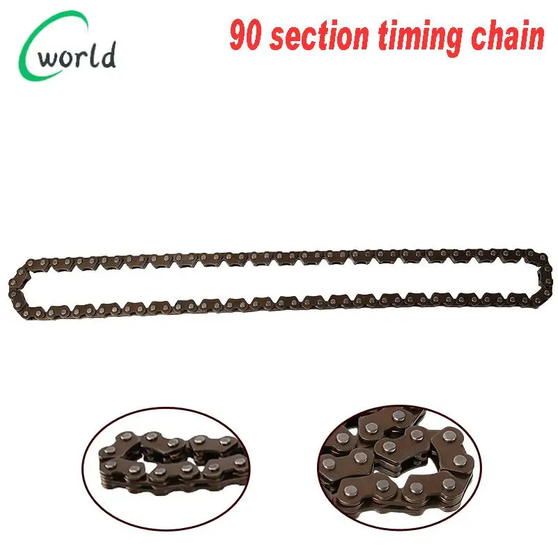 

GY6 distribution chain guide, 90 links, oil pump chain, suitable for GY6 125cc 150cc engine 152qmi 157qmj