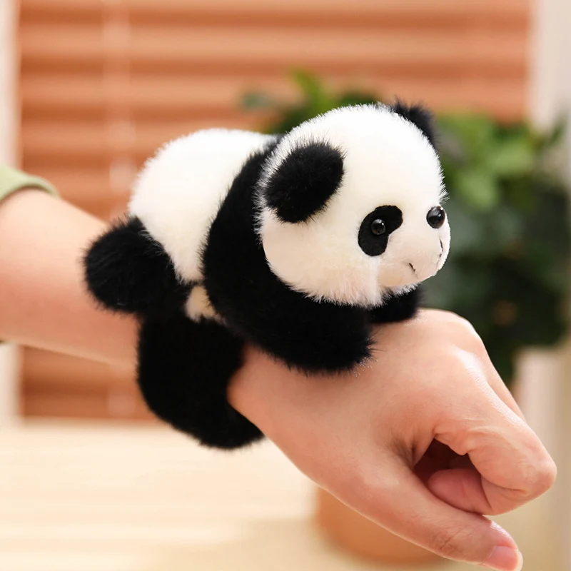 20 cm Nette Slap Band Tier Armband Armband Schwein Fuchs Panda Waschbär Papagei Plüsch Hand Ring Armband Weiche Spielzeug Kreative geschenk – Detail 37