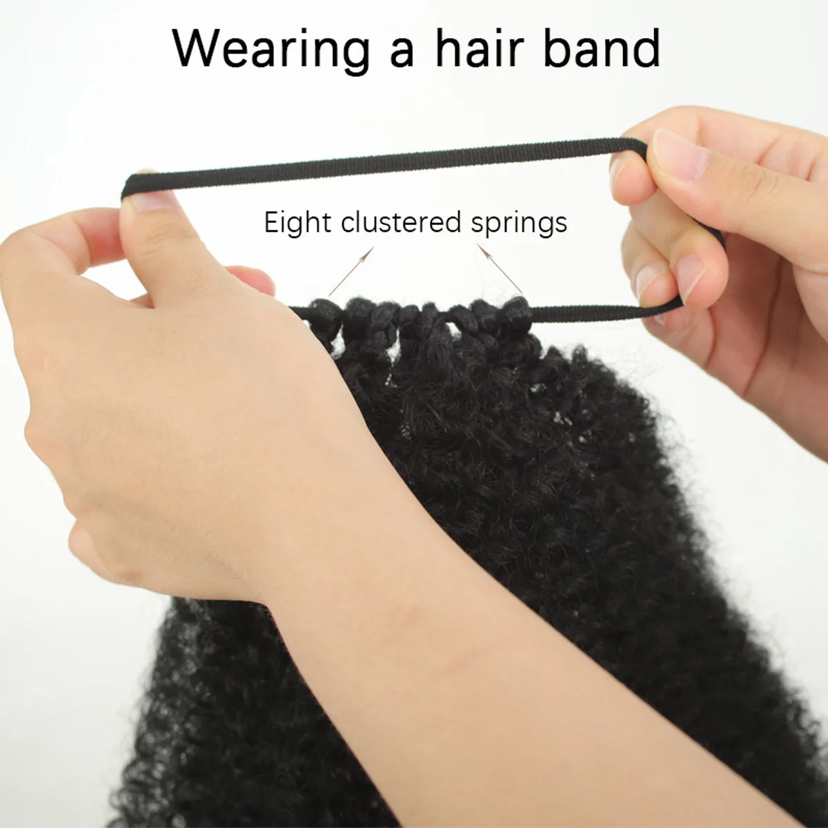 Short Drawstring Afro Kinky Curly Ponytail Extension