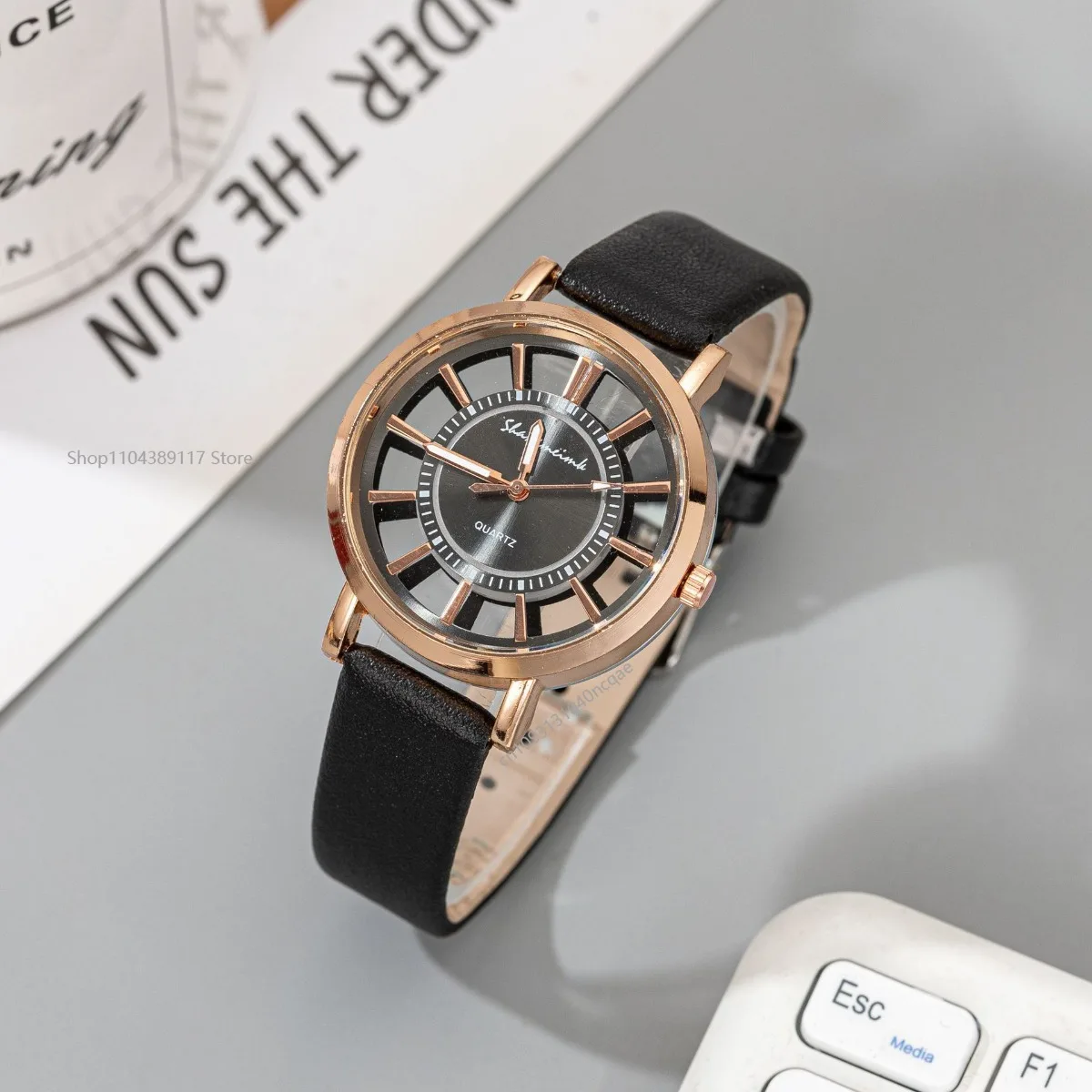 Orologio da donna alla moda di lusso unico ed elegante doppio cavo orologi da donna elegante orologio da polso al quarzo casual regalo Reloj Mujer Elegante