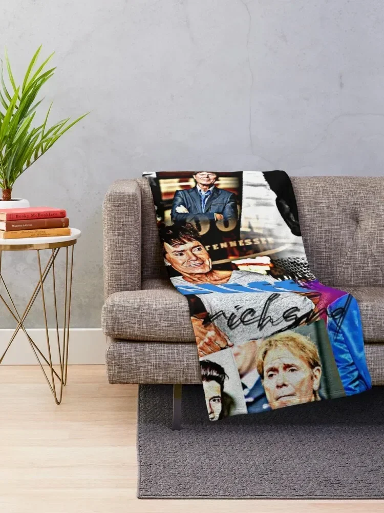 cliff richard Throw Blanket Picnic Giant Sofa Thermals For Travel Blankets