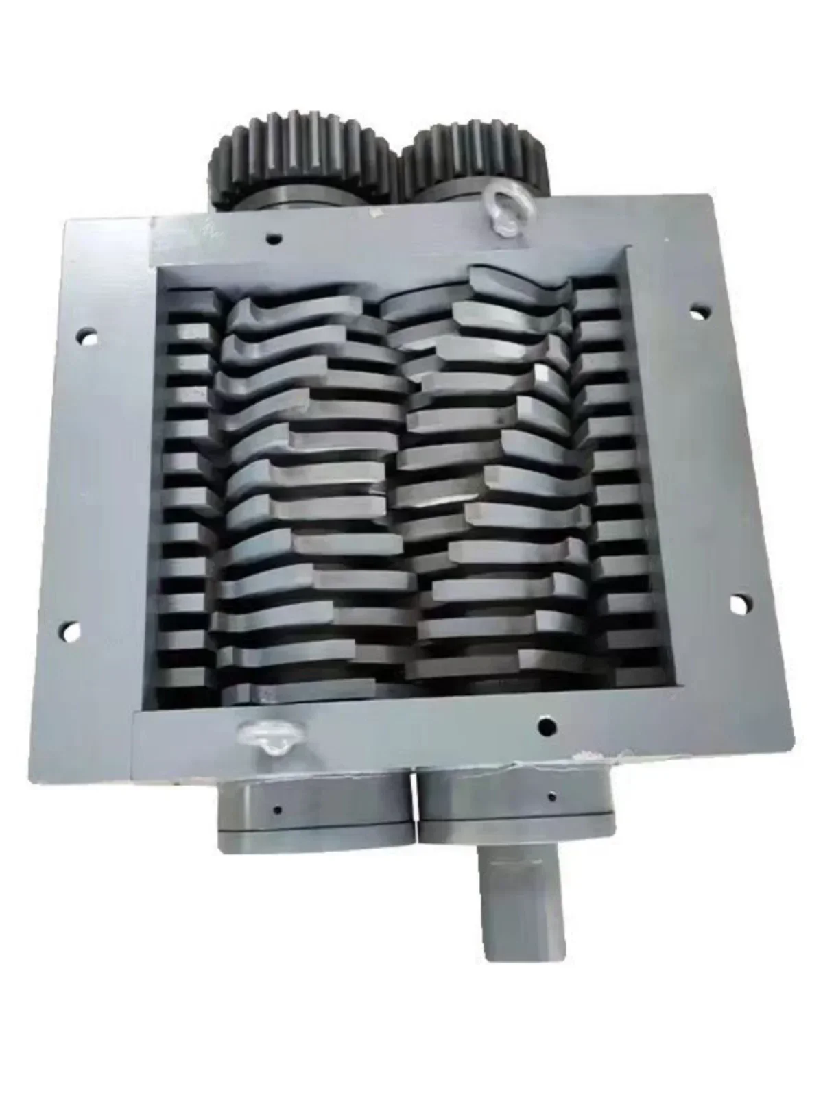 industrial household waste, multifunctional Dual axis shredder for metal scrap, aluminum plastic, wood