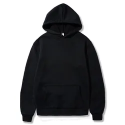 Autumn Winter fleece Hip Hop Hoody Male Brand Casual Tops Hoodies Sweatshirts man Woman Fashion Solid color Red Black Gray Pink