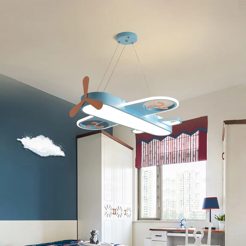 

airplane led Pendant lamp For Children's room Bedroom Home Kids children bedroom chandelier Baby Boys hotel kids chandelier