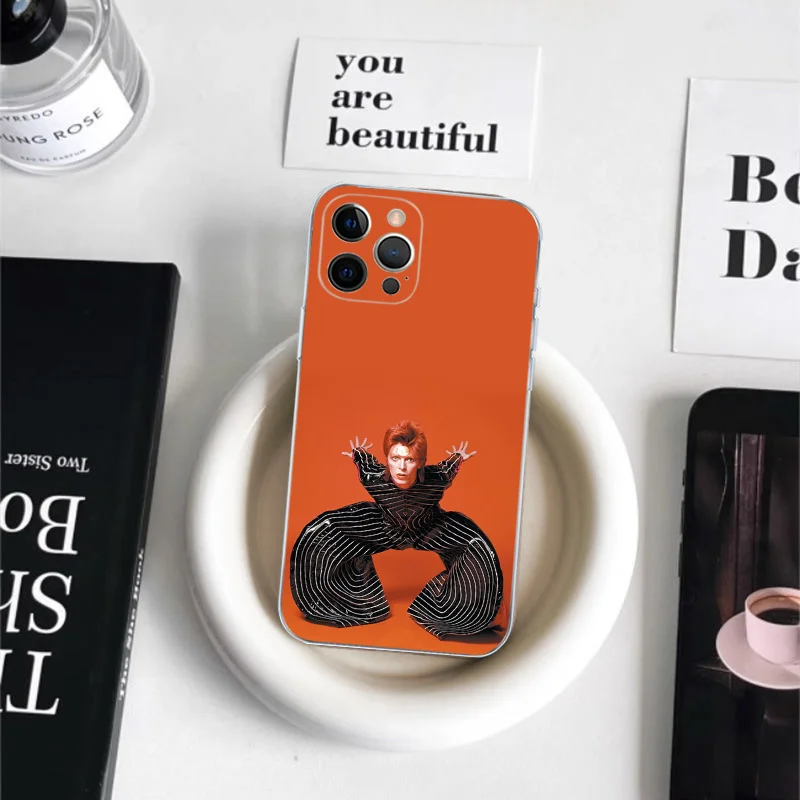 D-David B-Bowie Phone Case For iPhone 16 15 14 11 12 13 Mini Pro XS Max Cover 6 7 8 Plus X Funda Shell