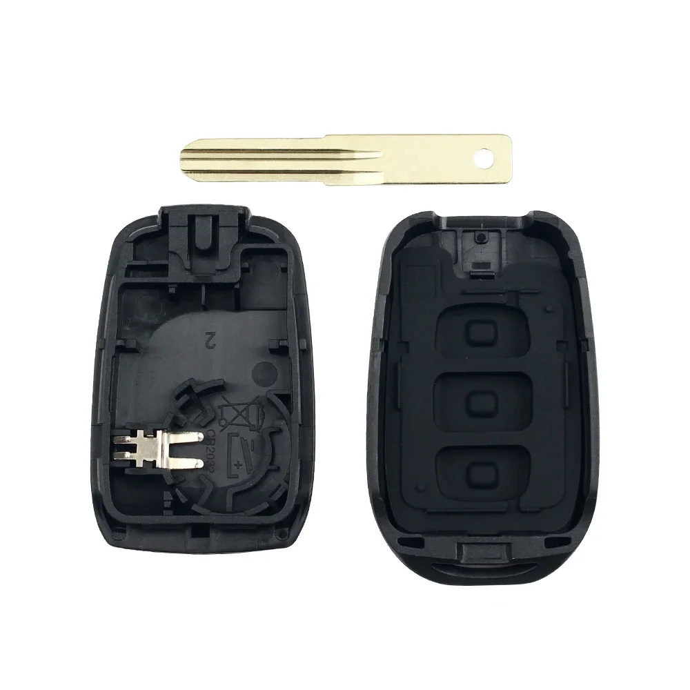 KEYYOU Car Remote Key Shell Case For Renault Sandero Dacia Logan Lodgy Dokker Duster Trafic Clio4 Master3 For VAUXHALL VIVARO