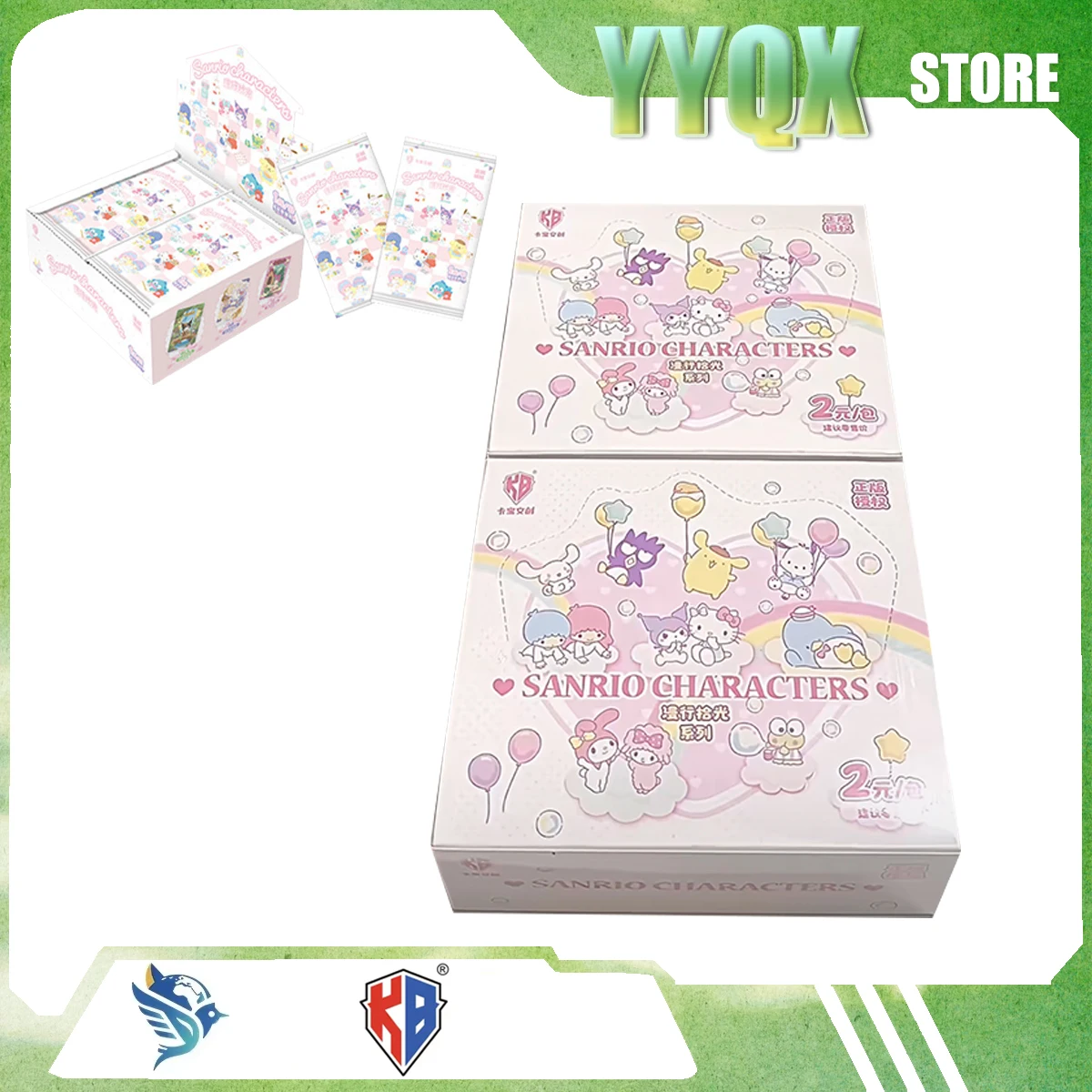 KABAO 2026 NEW  ‌Sanrio Hello Kitty My Melody‌ Kuromi‌ Cinnamoroll‌ Pochacco Cute Cartoon Periphery Collection Gift Surprise Toy