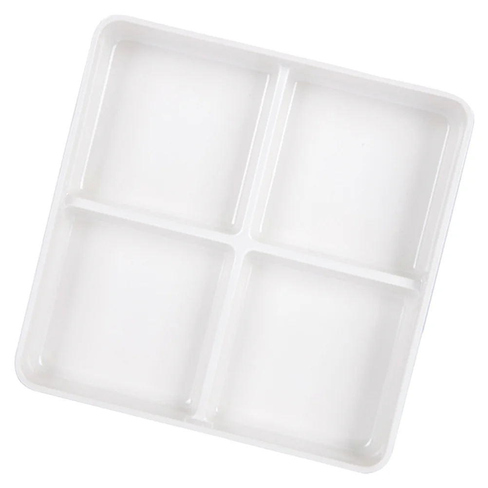 

Snack Plate Vegetable Tray Party Serving Trays Platters Fruit Appetizer Melamine Reusable Container Divided
