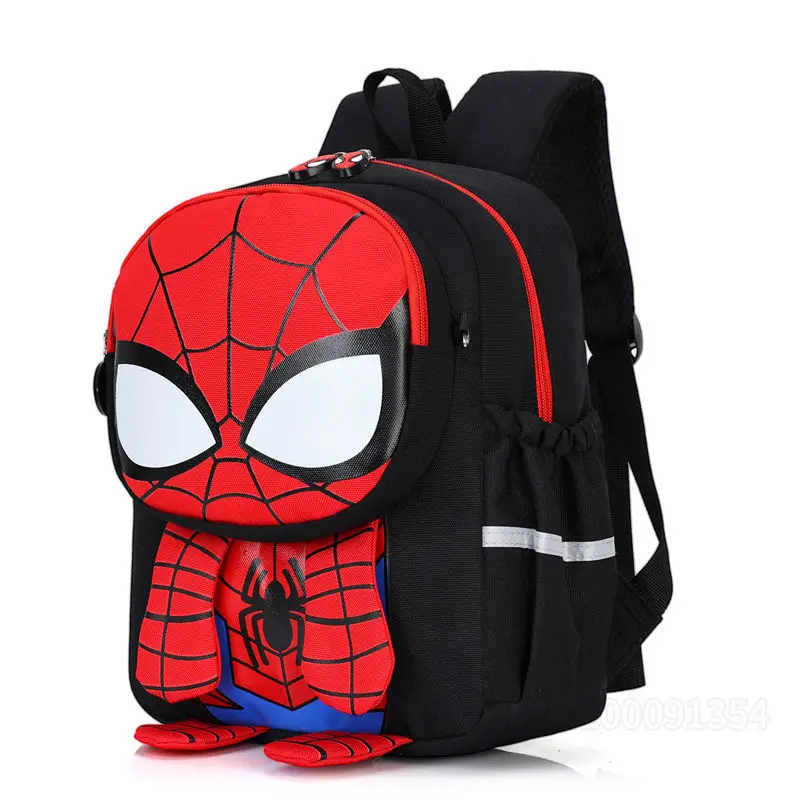 Bolsa escolar infantil Disney Marvel Cartoon, Homem-Aranha, Homem de Ferro, Mochila menino bonito, tendência de viagem