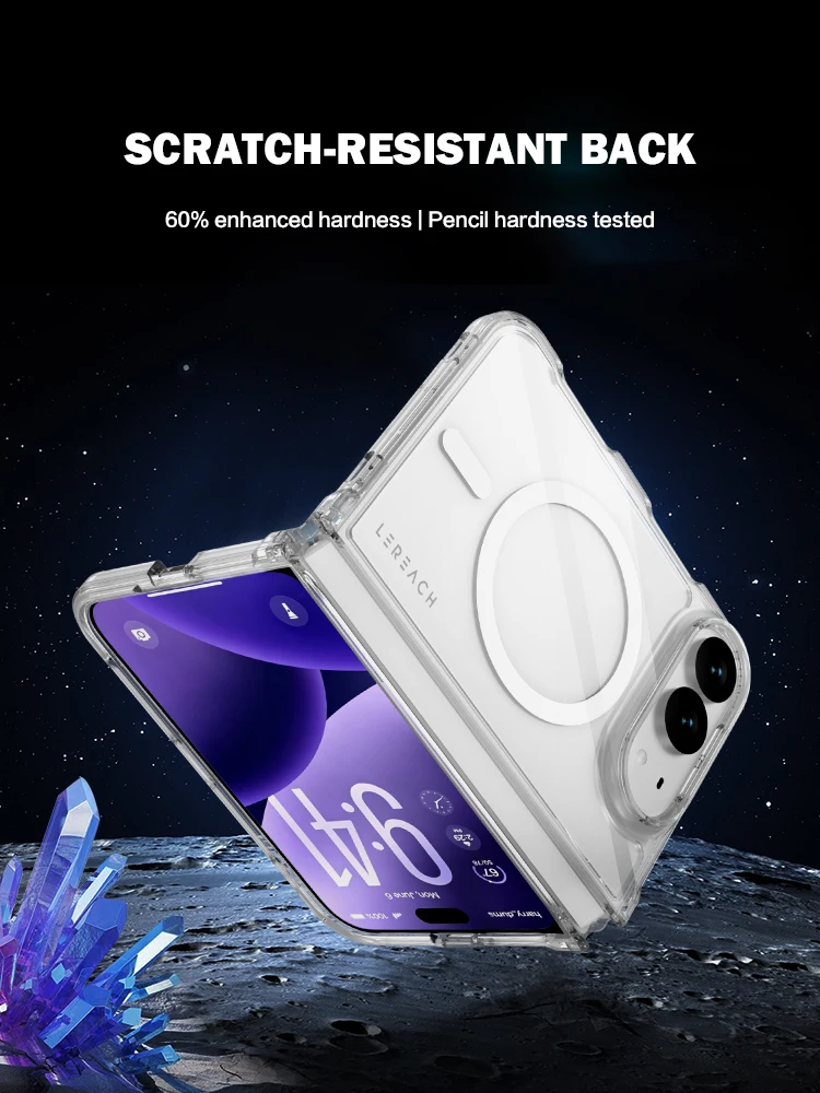 Für iPhone 18 Ultra Hülle Magnetische Hartabdeckung TPU+PC Klare Sturzsichere Handyhülle Für iPhone 18 Ultra – Detail 8