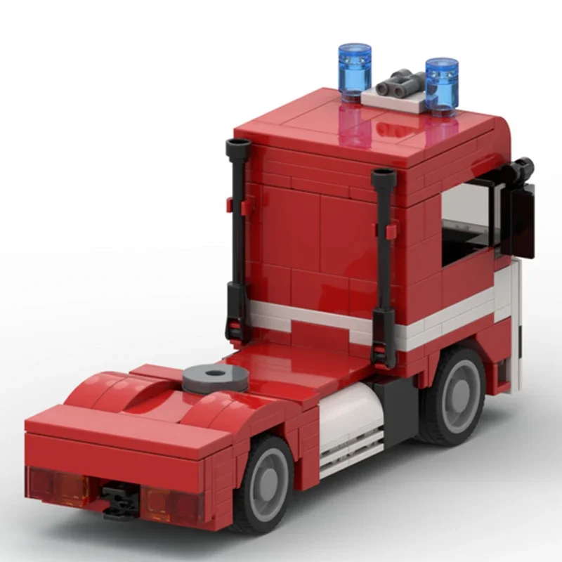 Moc Bouwstenen Stadsauto Model Brandweer Man Tgx Tractor Technologie Modulaire Blokken Cadeau Kerst Speelgoed Diy Set Assemblage