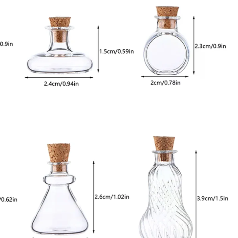 

НОВИНКА: Миниатюрная стеклянная ваза-бутылка 1:12 для кукольного домика, бутылка для желаний, бутылка для хранения с пробкой, ваза, банка для конфет, модель, декор для кукольного домика