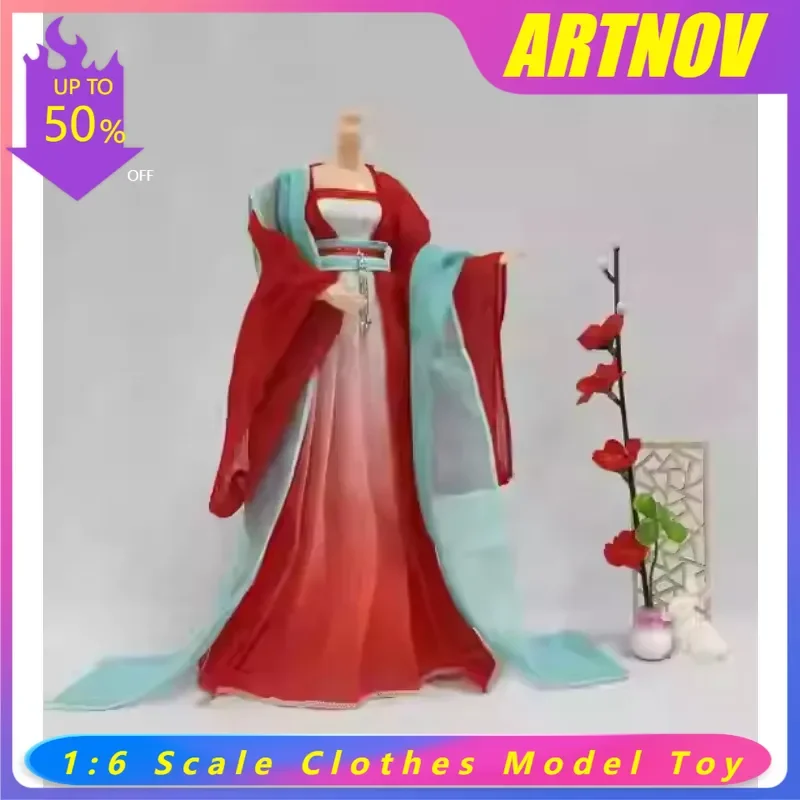 

Костюм женщины-солдата в стиле Ханьфу династии Тан (1/6 масштаб) для 12-дюймовых фигурок и кукол