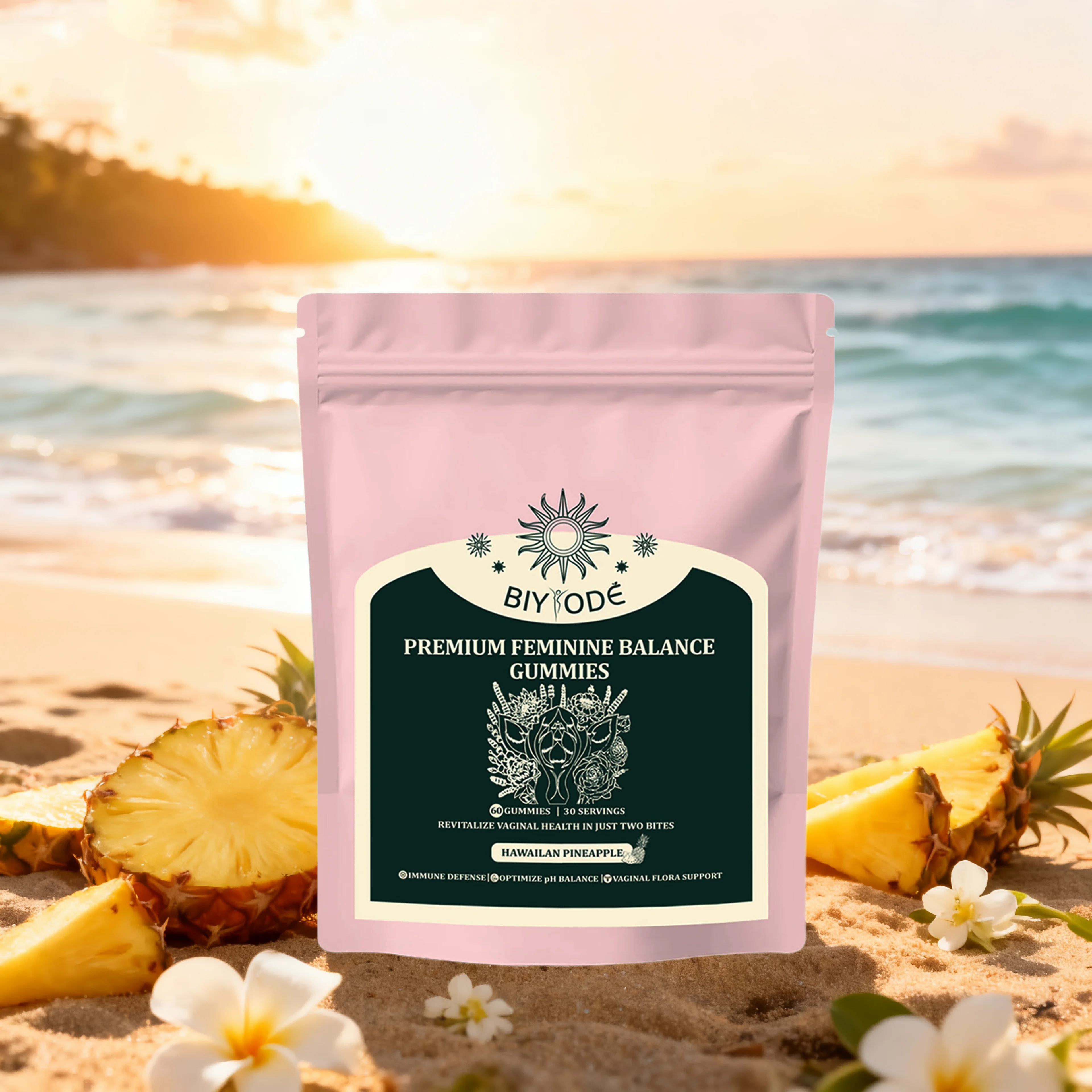 

【BIYODE】Женские жевательные конфеты для баланса, женская медицинская добавка для баланса гормонов, поддержка настроения