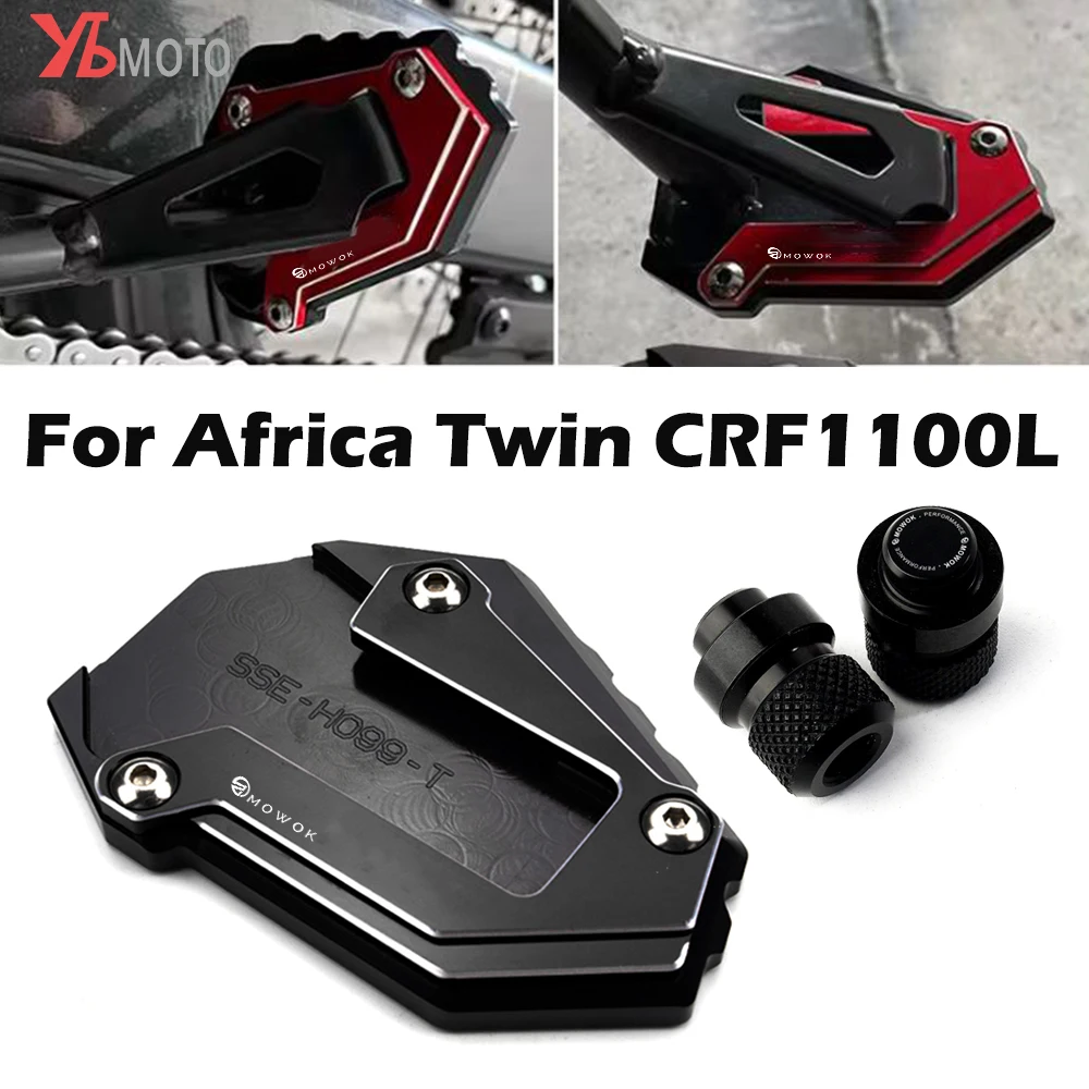 For Honda Africa Twin 1100 CRF1100L CRF 1100 L 2023 2022 2021 2020 Motorcycle Accessories Kickstand Side Stand Extension valve