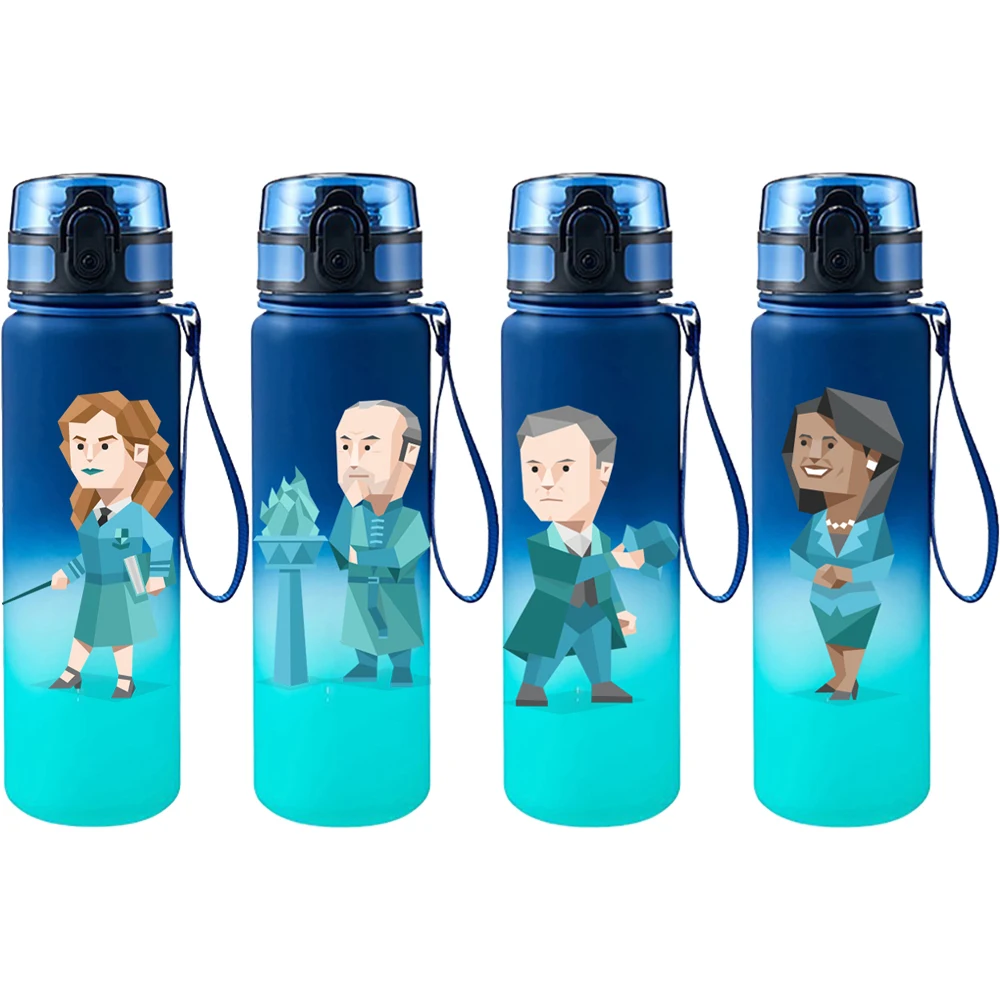 

650Ml 16Personalities Mbti Water Bottle Cartoon ISTJ Cartoon Sports Gradient Color Drinking Water Cup Travel Portable Child Gift