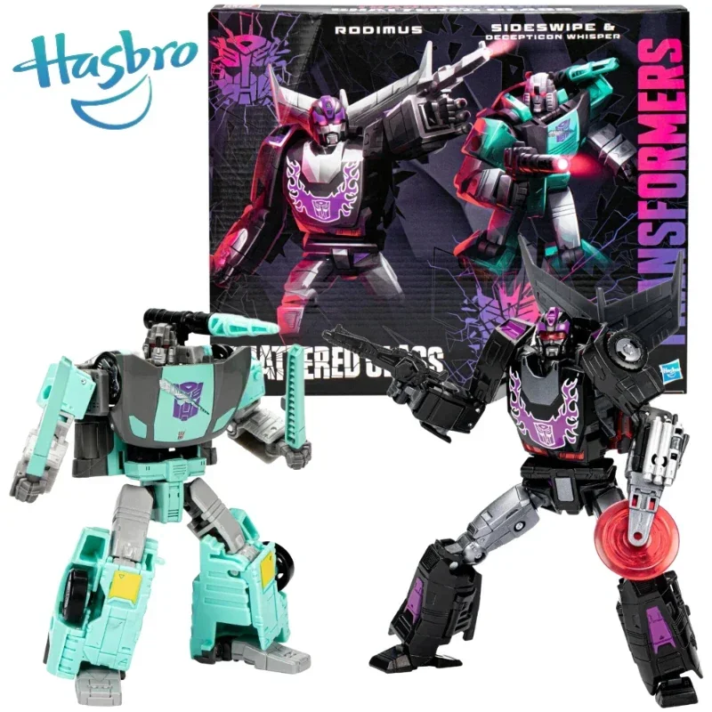 in stock Hasbro Transformers Shattered Glass Deluxe Rodimus Sideswipe Whisper 3-Pack Action Figure Toy Gift Collection