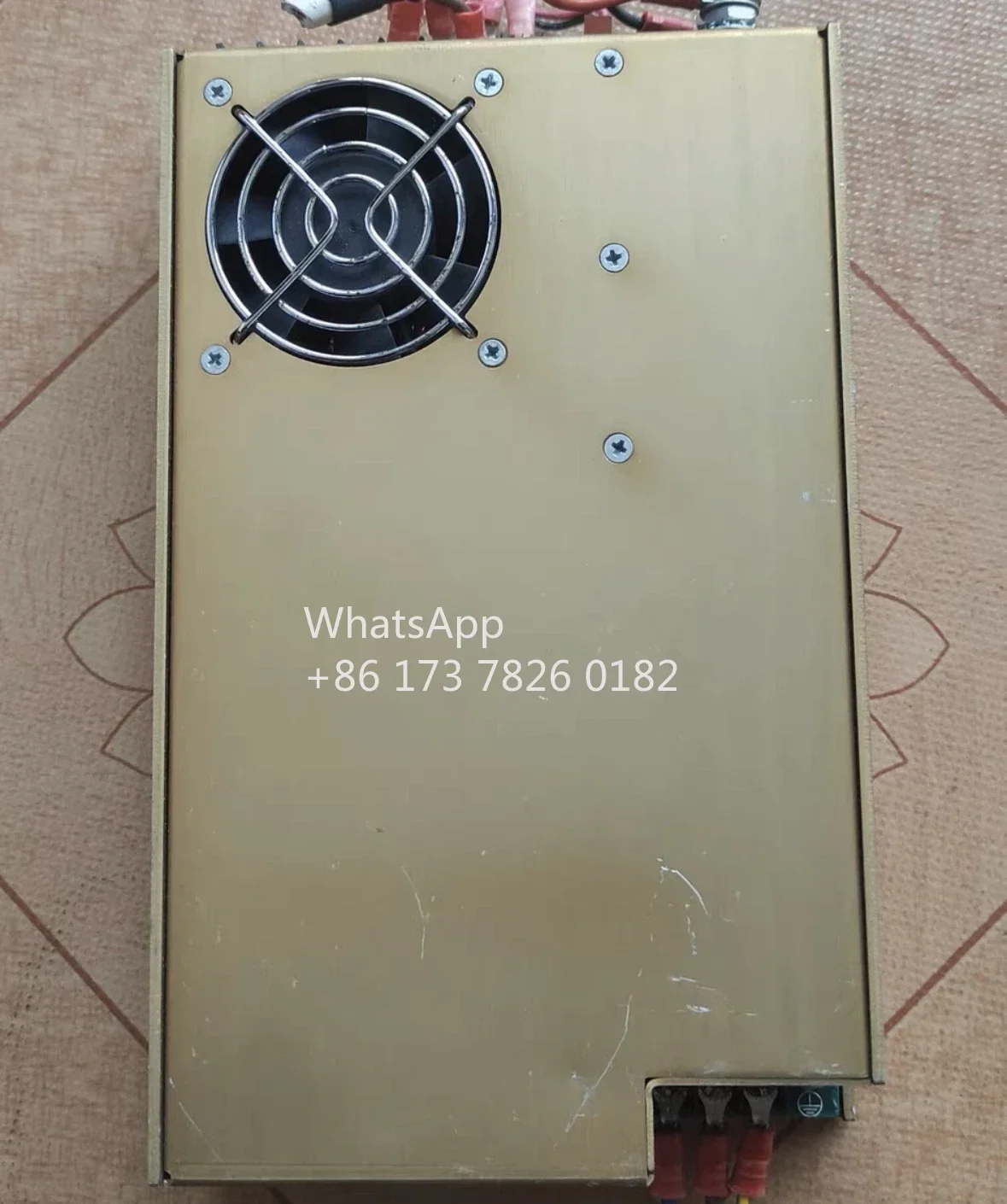 Potência de controle manual usada CE3005004