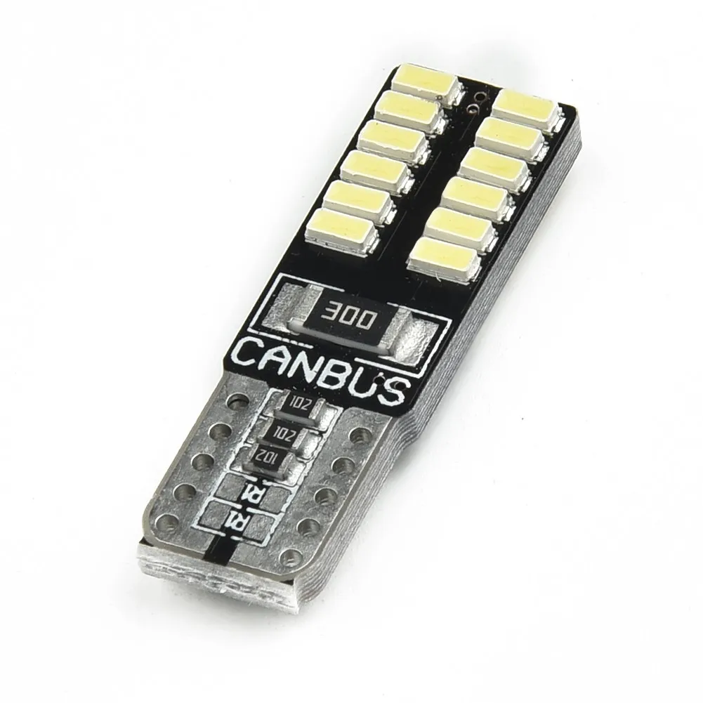 10pcs Car License Plate Lights 194 3014 24SMD Lamps 6500K Canbus Error Free LED Reading Light High Quality