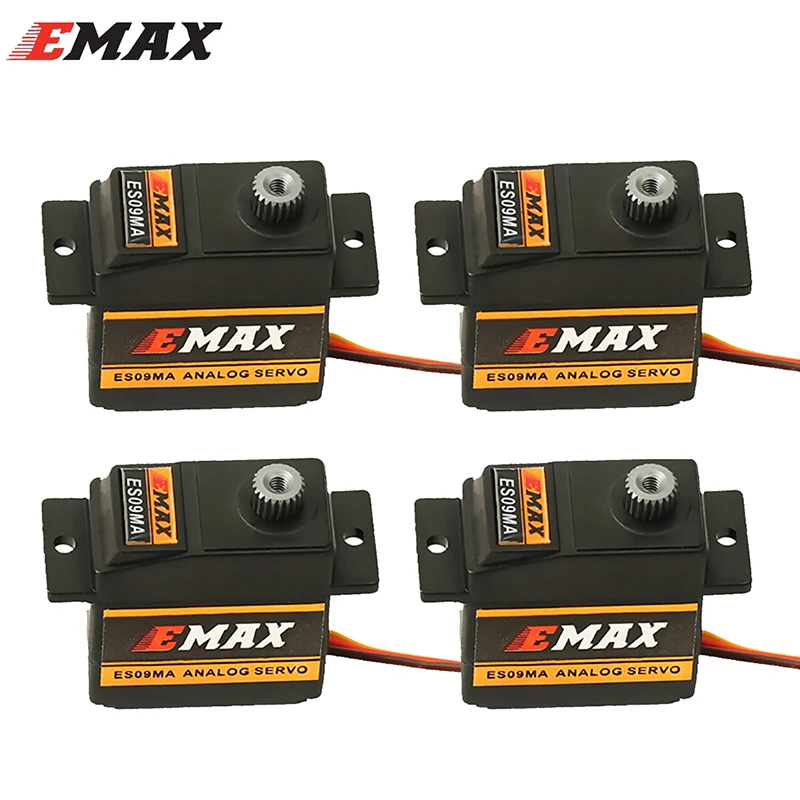 

EMAX ES09MA Metal Analog Specific Swash Servos for RC Car Boat 450 Helicopter Fixed Wing Airplane