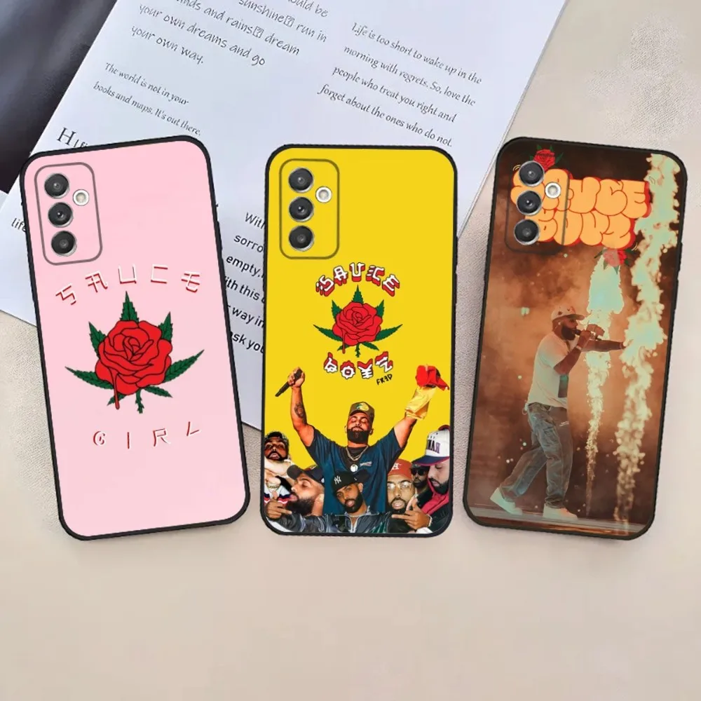 

E-Eladio C-Carrion Rapper Phone Case For Samsung S24,23,22,30,21,10,9,Ultra,Plus,Lite,FE,5G Black Soft Case
