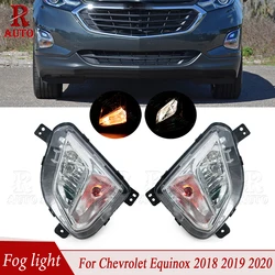 R-AUTO Daytime Running Lamp LED DRL Fog Lights For Chevrolet Equinox 2018-2020 Headlight Fog Light Headlights Fog Lamps Foglight