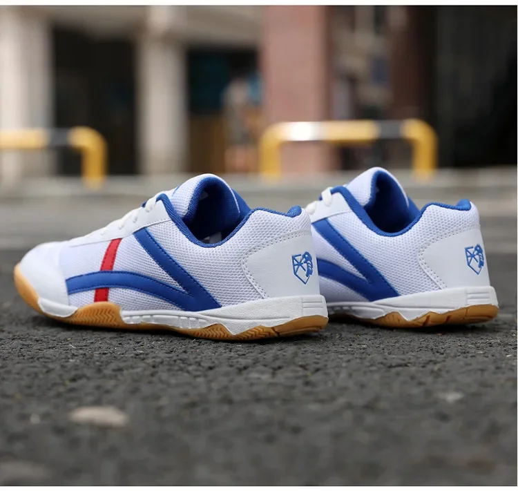 U nisexในร่มการฝึกอบรมตารางรองเท้าเทนนิสผู้ชายช็อกการฝึกอบรมมืออาชีพกีฬาแฮนด์บอลรองเท้าผ้าใบผู้หญิงระบายอากาศรองเท้าเทนนิส