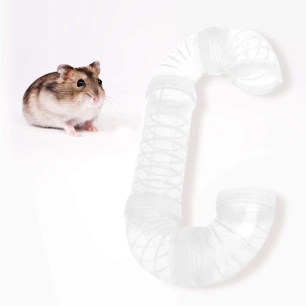 

Premium Plastic Accessories Exercise Tunnel for Small Pets Multi-Color Strong Durable Safe Rodents Indoor Outdoor