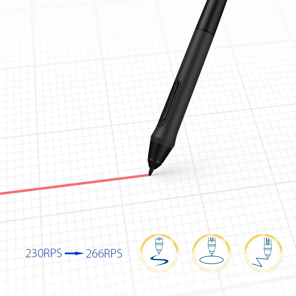P05/P05S Battery-Free Passive Stylus for Ugee / XP-Pen Deco 01V2/Deco 03/Star G640S Graphics Drawing tablet