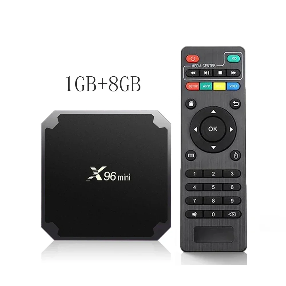 2024 X96mini Android 9 TV Box - Amlogic S905W Quad Core, 4K, 2GB+16GB, HDR10, H.265 Media Player for IPTV Home Theater Streaming