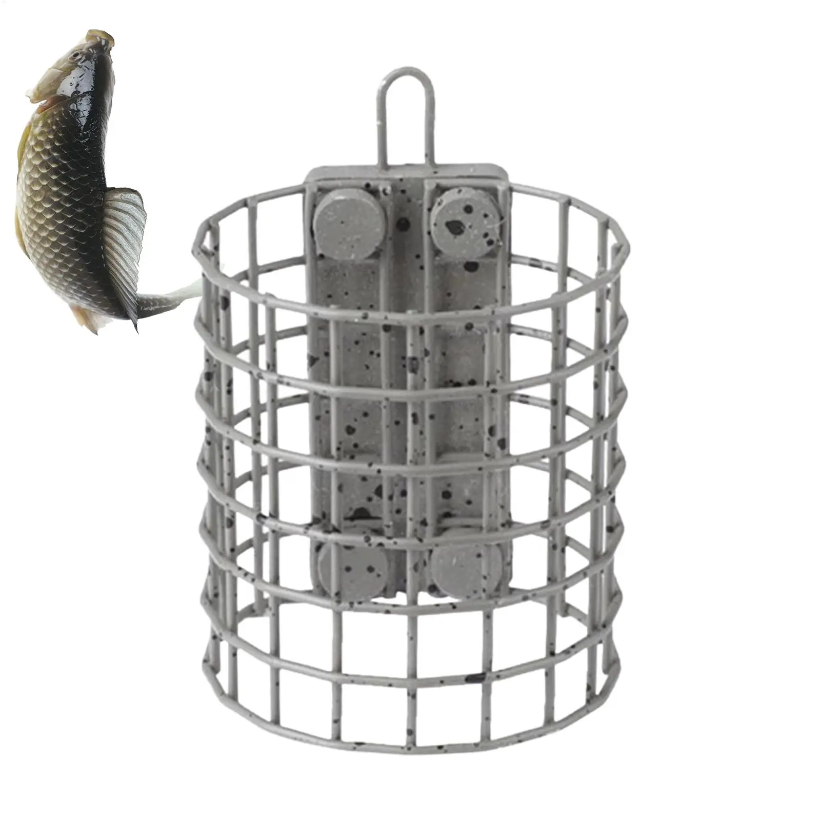 طريقة صيد سمك الشبوط المغذية 40 جرام قفص أسلاك الفولاذ الطعم أوروبا سمك الشبوط الشعر تلاعب المغذية الكارب الصيد قبضة شبكة صيد السمك