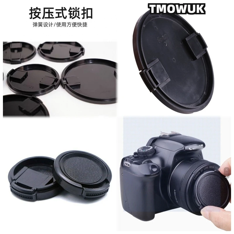 

For Sigma SD9 Quattro Fp C DP3 BF SD1 SD SA - 300 DP0 Fp L Camera Lens Cap Protective Cover Center Pinch Snap-on 49mm 52 55 58 6