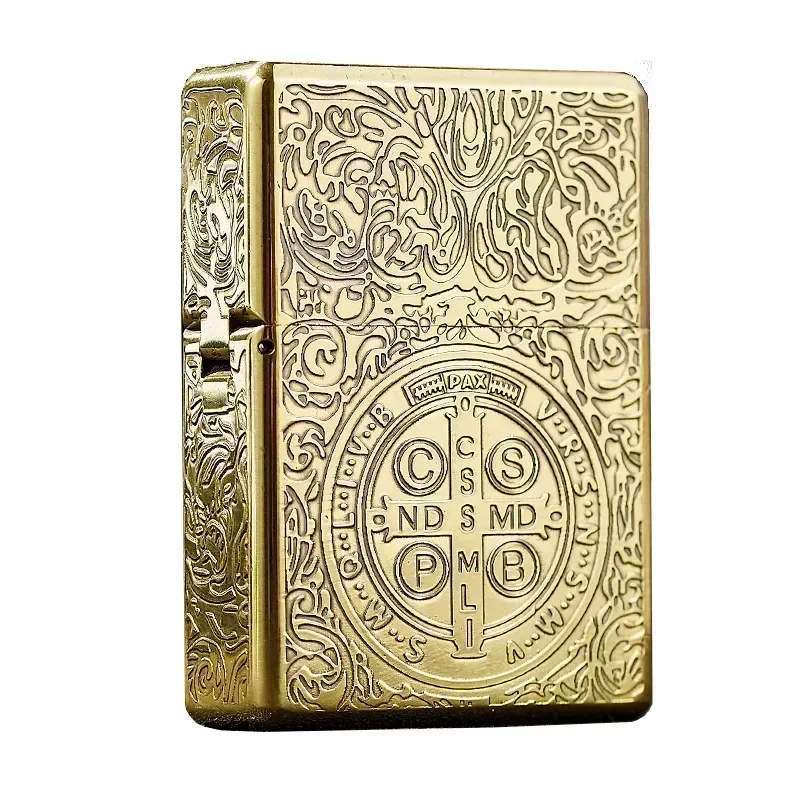 Authentic Zorro Retro High-End Waterproof Sealed Armor Constantine Kerosene Lighter Heavy Duty Metal Gasoline Lighter Men\'s Gift