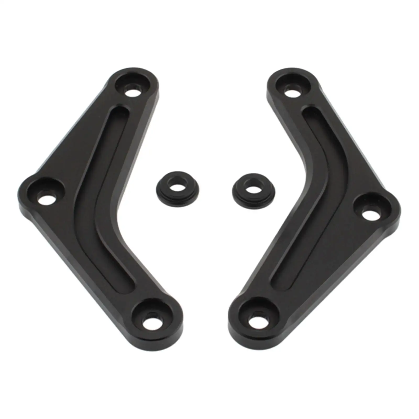 2x Rear Lowering Links, Lowering 25mm Bracket, Motorcycle Lowering Links, for Ninja ZX4rr 2023 Durable