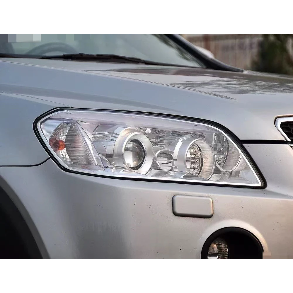 1/2pcs Car Headlight Cover For Chevrolet Captiva 2008 2009 2010 Left/Right Side Transparent Lampshades Glass Car Accessories