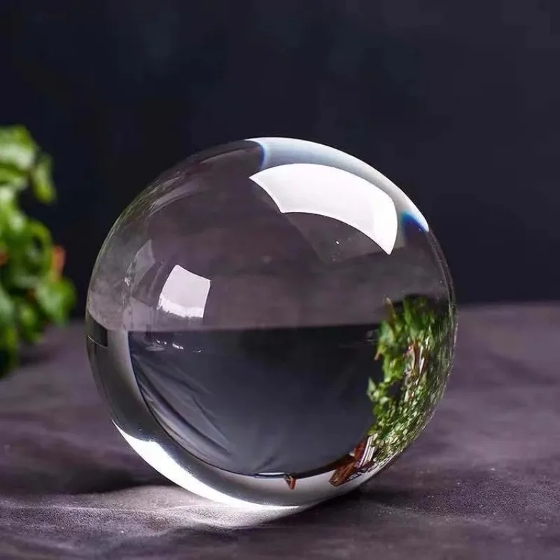 30 40 50 60mm Clear Glass Crystal Ball K9Deck Figurines Decor Solid Clear Crystal Balls Photography Accessories Sunshine Catcher