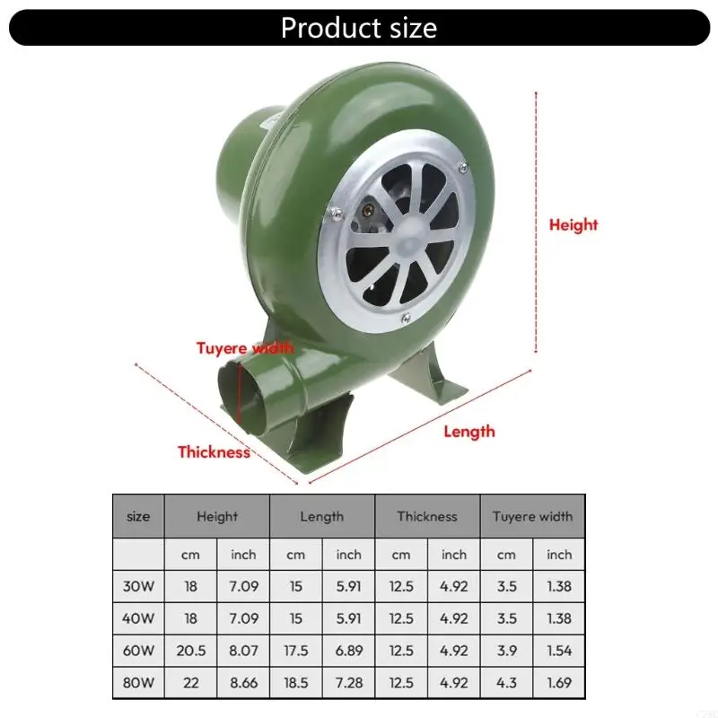 C7AC per fabbro Ventilatore per carbone velocità Strumento per negozio elettrico 48V