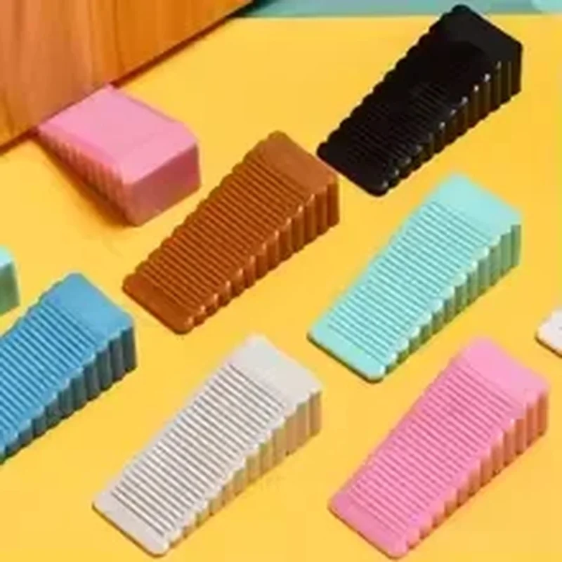 Anti-Collision Silicone Door Stopper - Heavy Duty Door Wedge Retainer