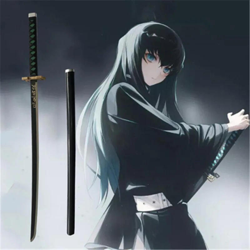 Cosplay Sword PU Awesome Prop Tokitou Muichirou Agatsuma Zenitsu 104cm Cool Weapon Katana