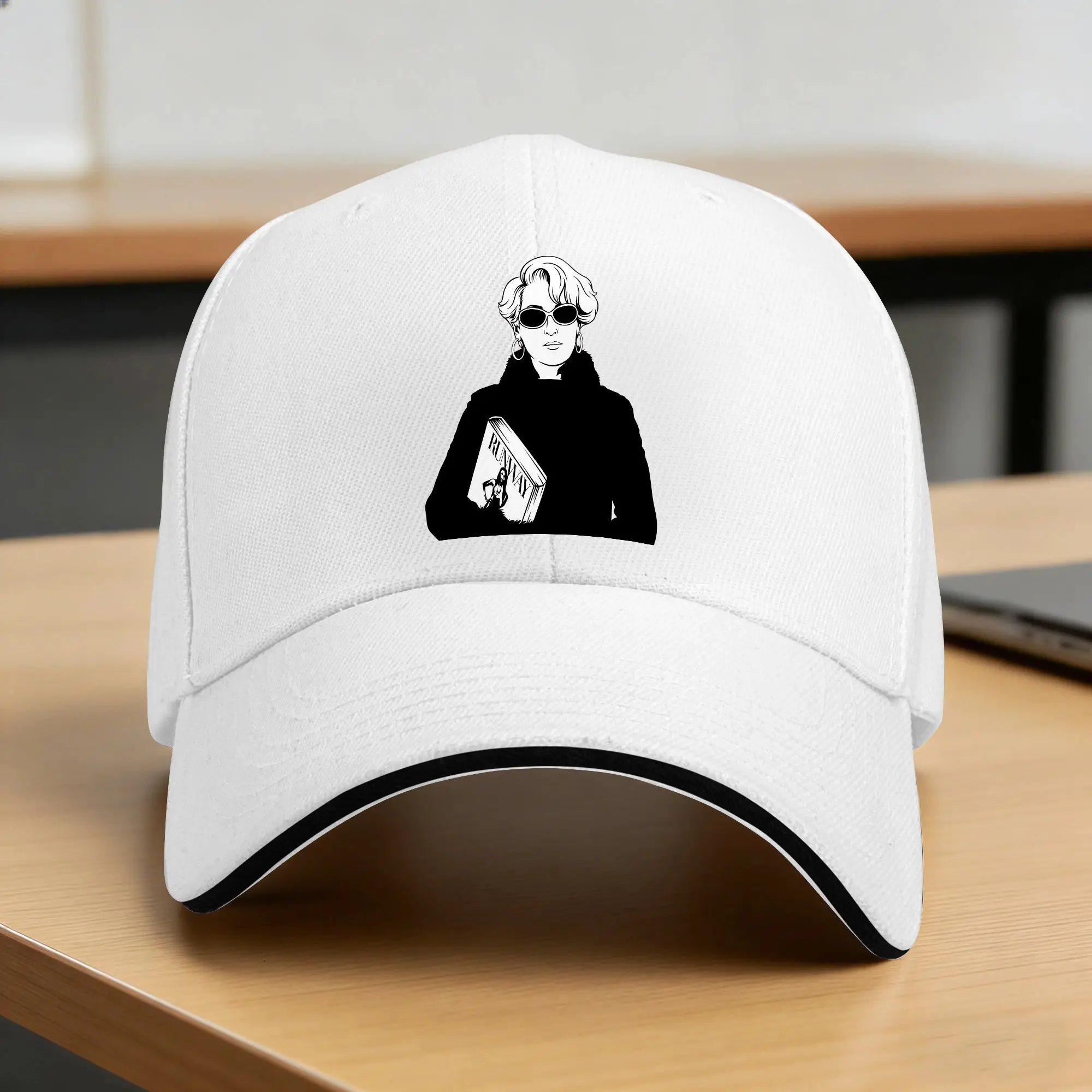 Gorra de béisbol Miranda Priestly de la película The Devil Wears Prada, gorra de sol de verano para hombre, gorras de Hip Hop y2k, gorra retro de running estilo hippie, gorra snapback.