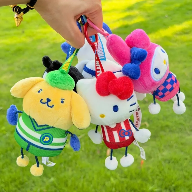 

2026 Sanrio Character Football Baby Plush Pendant Blind Box Soccer Pinch Stress Relief Toy Xo Pendant Surprise Box Collection