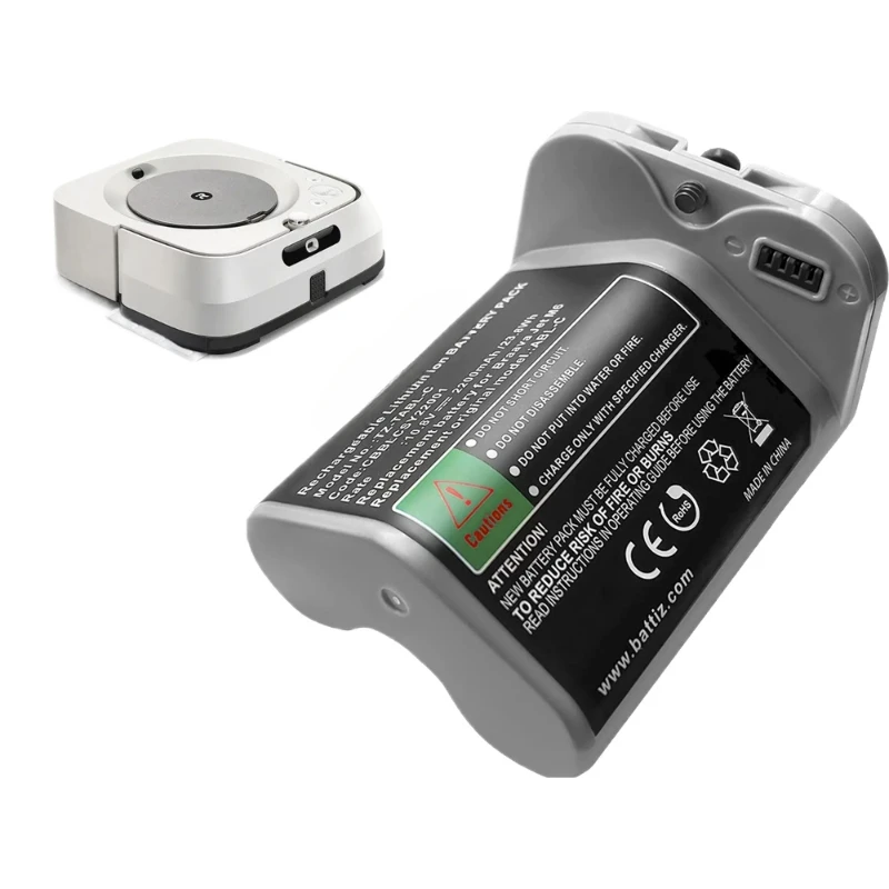 لاستبدال حزمة بطارية ABL-C المتوافقة مع المكنسة الكهربائية IRobot Braava Jet M6 10.8 فولت 2200 مللي أمبير في الساعة 10 قطع #2