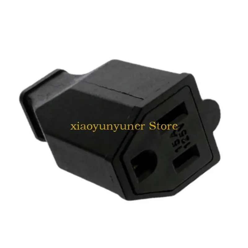 P9JB 15A125V Straight Blade Plug American Detachable US Power Socket Plug for Easy Replacement Repair in Homes Appliances