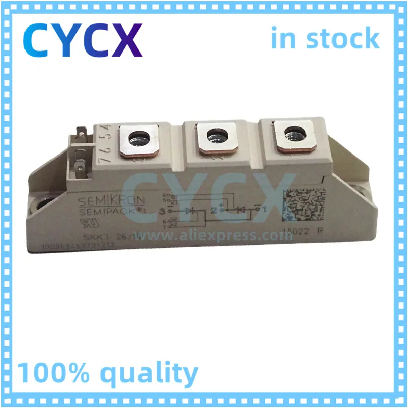 

SKKT26 12E 14E 16E 18E thyristor module brand new BOM table can be directly shot at sunyuansz