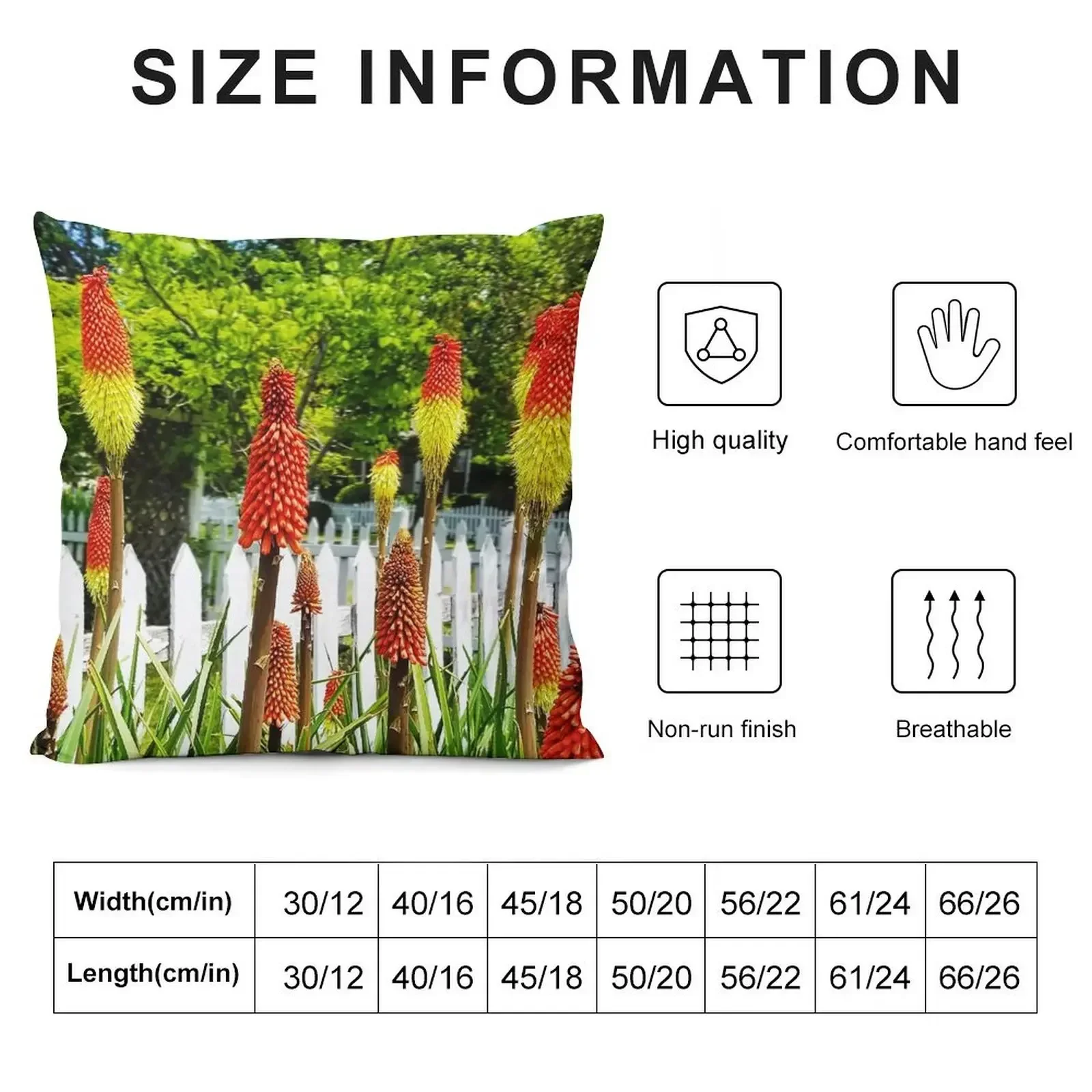 Red Hot Picket Fence Throw Pillow Cushion Cover Decorative Sofa Cushion Christmas Cushion For Home Ornamental Pillow pillow