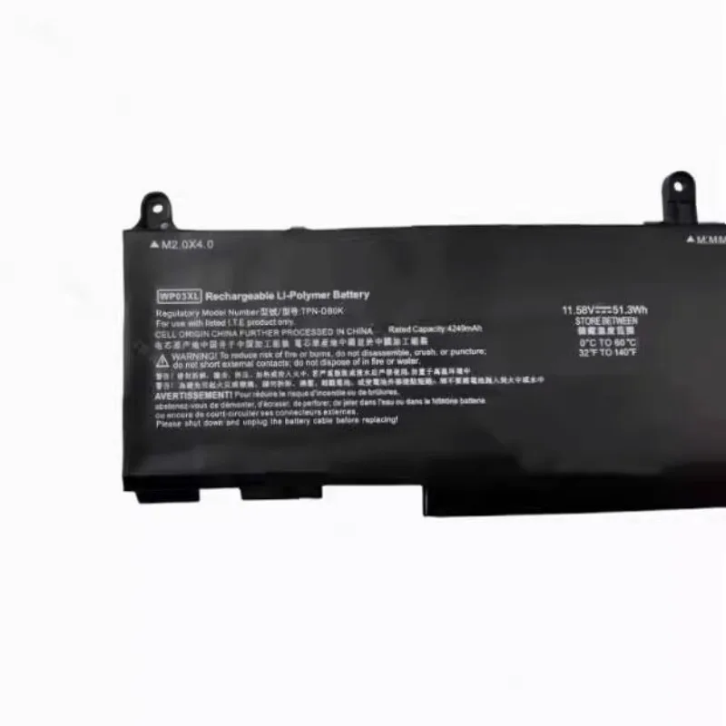 High Quality New 11.58V 51.3Wh Laptop Battery WP03XL For HP Elitebook 830 840 845 860 G9 Battle X 14 Hstnn-LB8W M73466-005