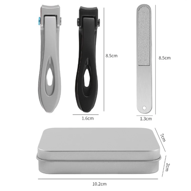 Coupe-ongles en acier inoxydable, ciseaux de manucure, épais et dur, outils de pédicure