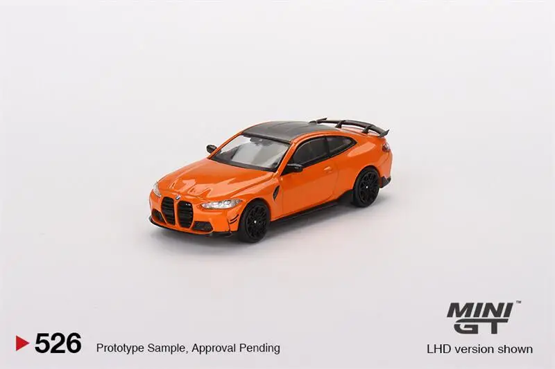 

MINI GT 1:64 M4 M Performance G82 Fire Orange LHD Diecast Collector's Vehicle Model Car