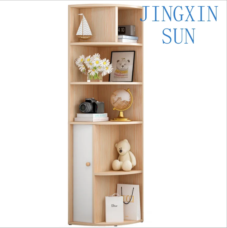 Storage cabinet, simple and multifunctional, triangle corner cabinet in bedroom, corner cabinet in living room